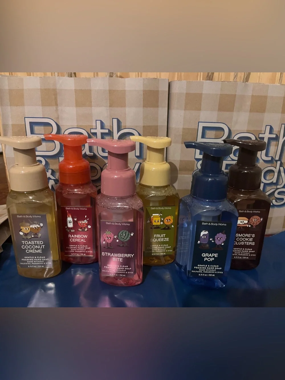 BATH AND BODY EORKS FALL Foaming Hand Soap bundle x6